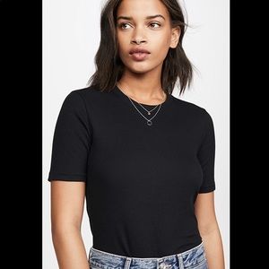 Rag and bone ribbed slim fit tee